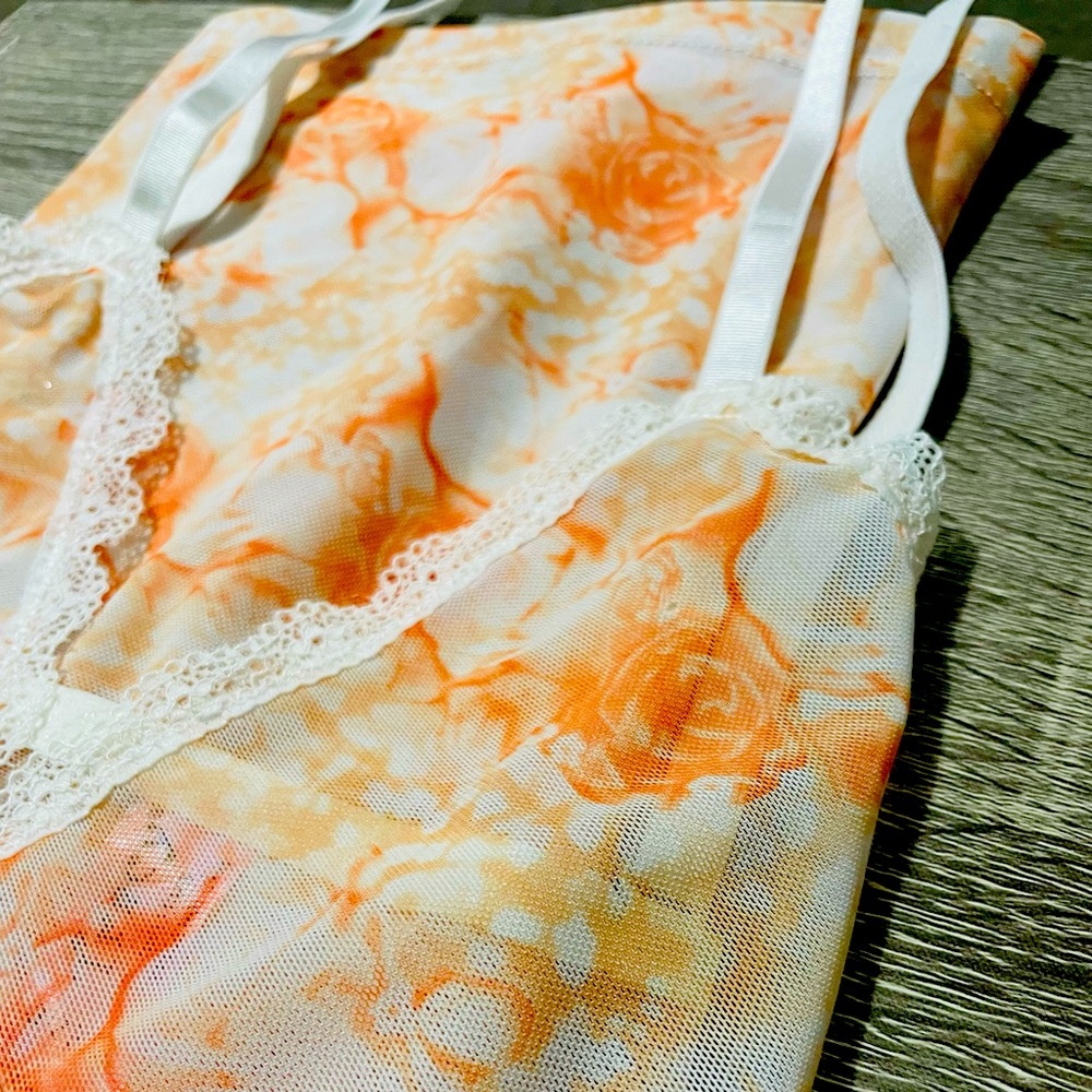 Lace slip dress